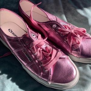 Superga metallic sneakers